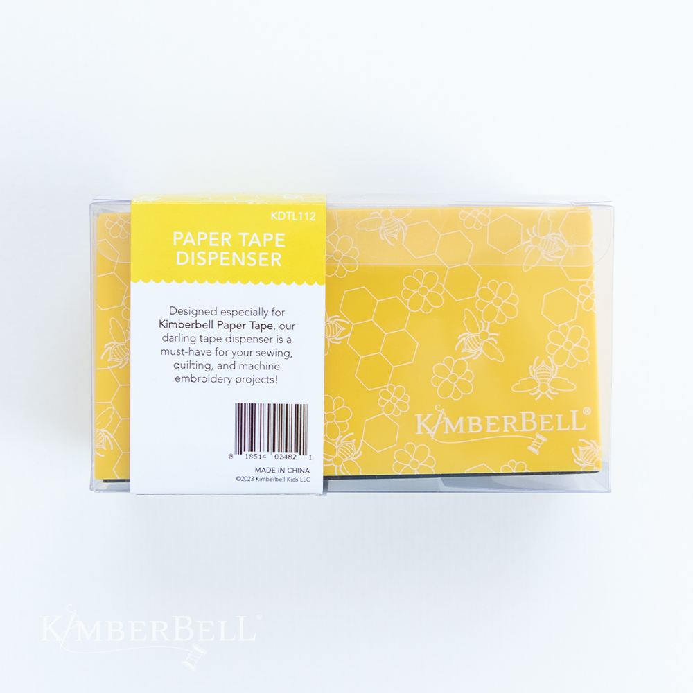 Kimberbell Paper Tape Dispenser, Yellow Honeycomb – Blossom Fabric Boutique