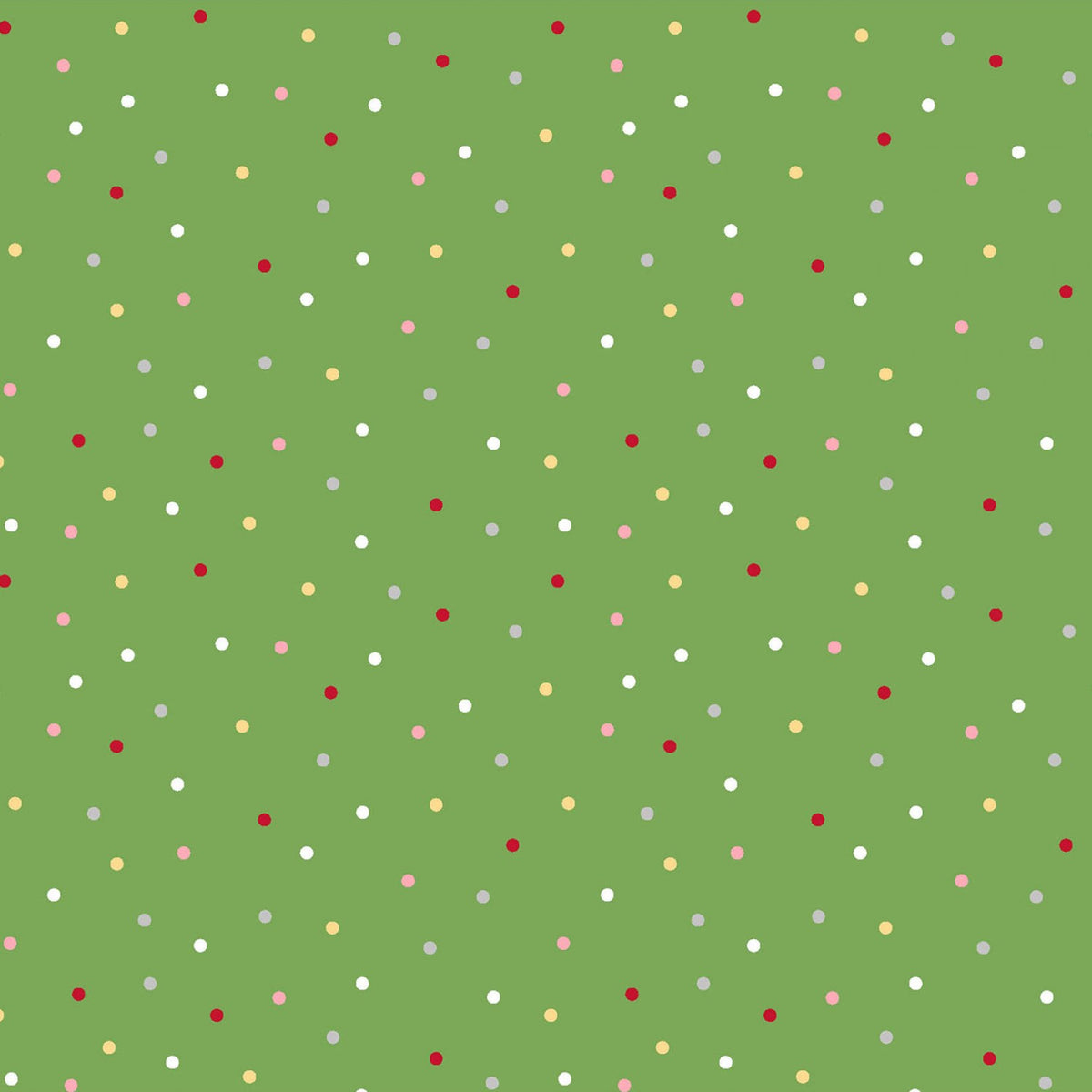 Kimberbell Christmas Jingle & Whisk - Green multi Pin Dot – Blossom Fabric  Boutique