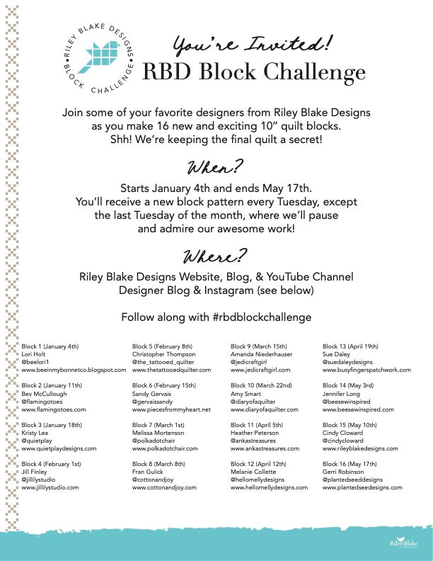 2024 RBD Block Challenge