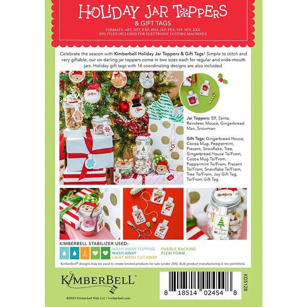 Holiday Jar Toppers & Gift Tags