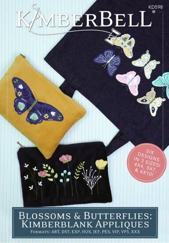 Blossoms & Butterflies: Kimberblank Appliques