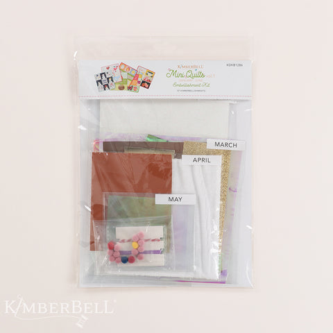 Mini Quilts, Vol. 1: Jan – June Embellishment Kit