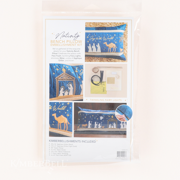 Nativity Bench Pillow Embellishment Kit