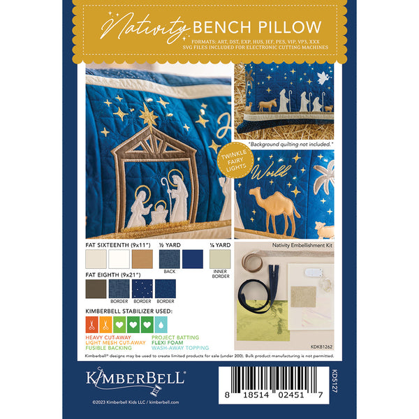 Nativity Bench Pillow