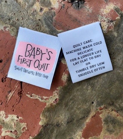 Baby's First Quilt Woven Label, 1 pack