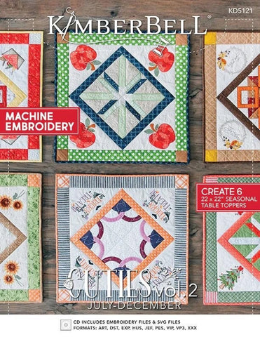 Kimberbell Cuties, Vol. 2: July – December (Machine Embroidery)