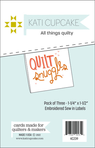 Quilt Snuggles Sew-in Quilt Labels