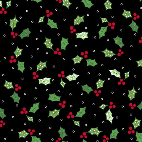 Kimberbell Christmas Jingle & Whisk - Black Holly & Berries