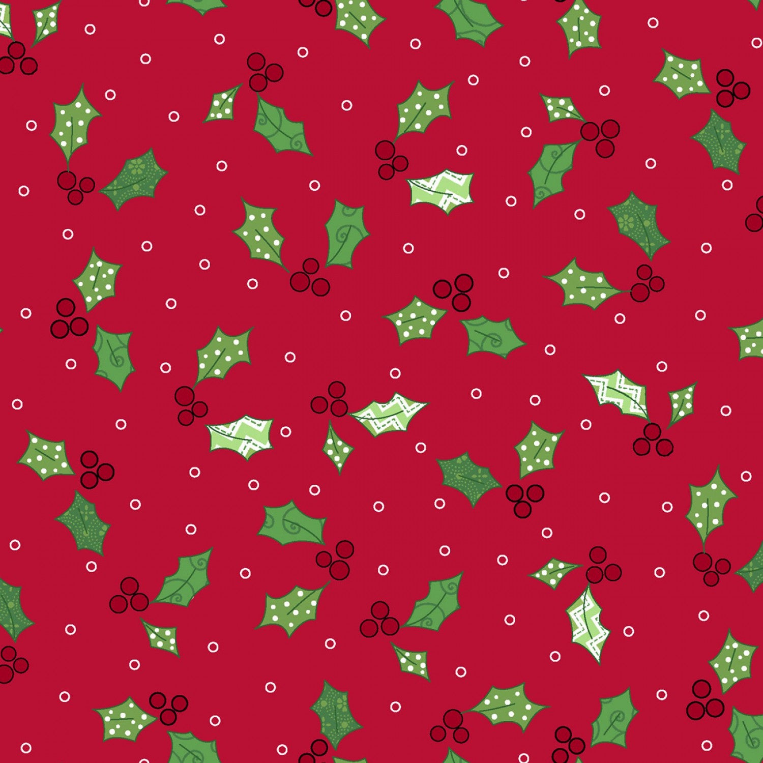 Kimberbell Christmas Jingle & Whisk - Red Holly & Berries