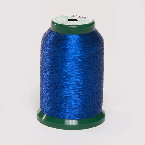 KingStar Metallic Thread, MA-5 Dark Blue, 1000M