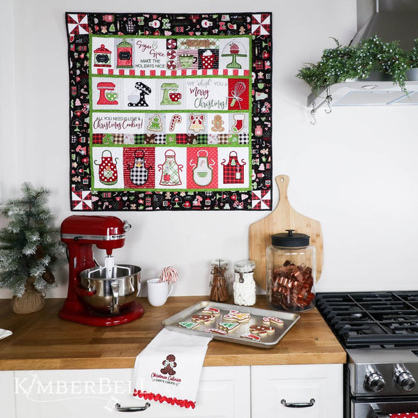 We Whisk You A Merry Christmas Quilt (Machine Embroidery)