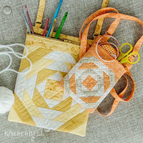Kimberbell Embroidery Club: November 2023 – Pineapple Crossbody Bag (design only)
