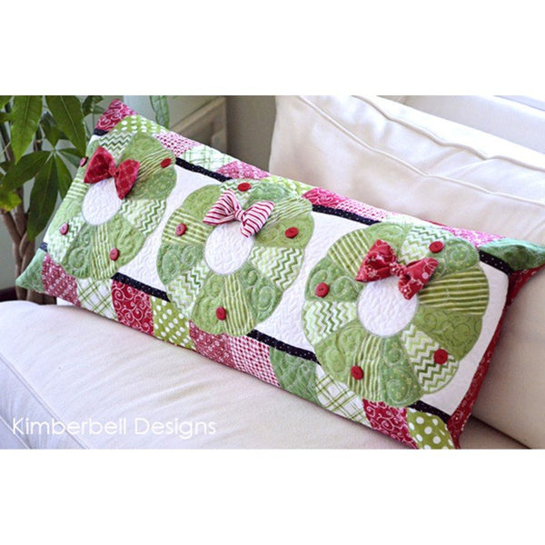 Deck the Halls! Bench Pillow (Machine Embroidery)