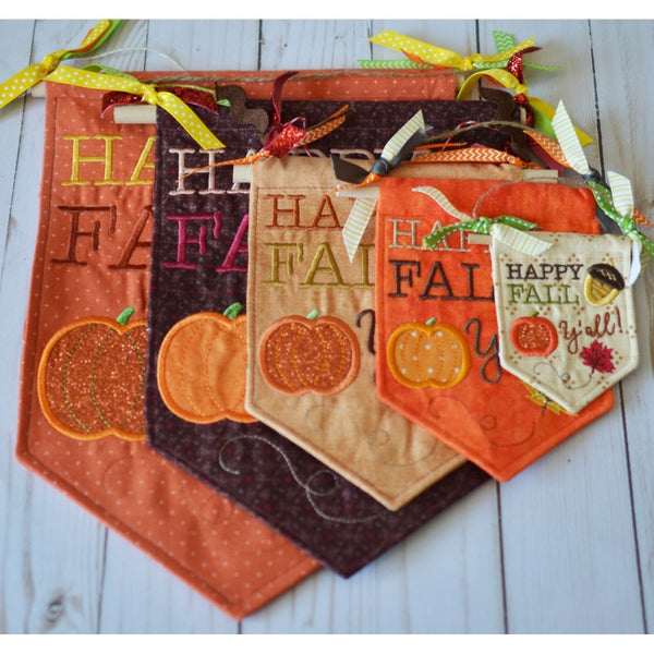Pennants & Banners: Happy Fall Y'all!
