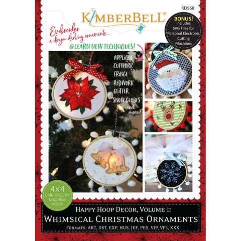 Happy Hoop Decor, Vol. 1: Whimsical Christmas Ornaments