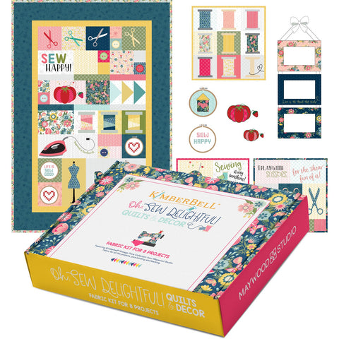 Oh, Sew Delightful! Quilts & Decor Kit, fabric only