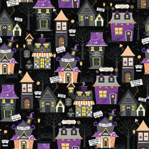 Hometown Halloween - Black Hometown Houses