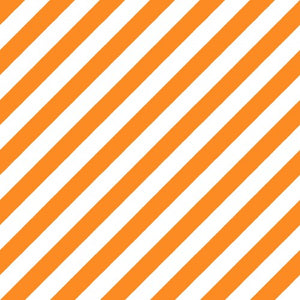 Hometown Halloween - Orange/White Witchy Stripe