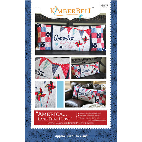 America, Land That I Love Bench Pillow (Sewing)