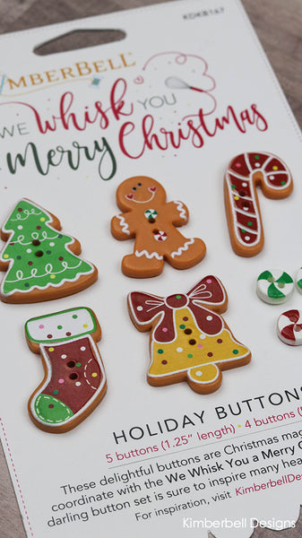 We Whisk You Holiday Buttons